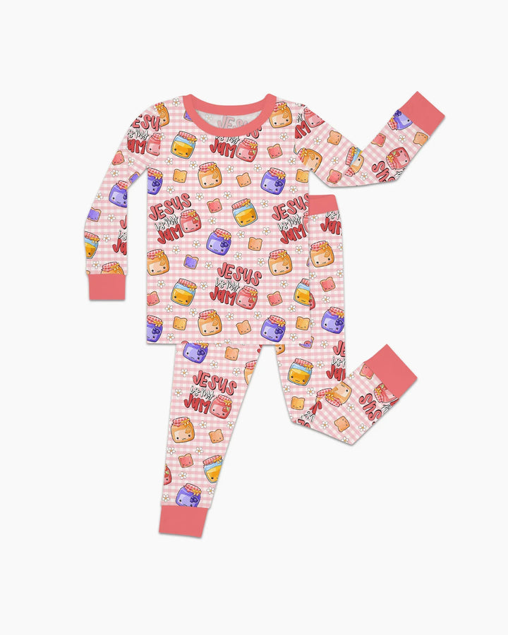 Jesus is My Jam Bamboo Two Piece Long Sleeve Pajama Set