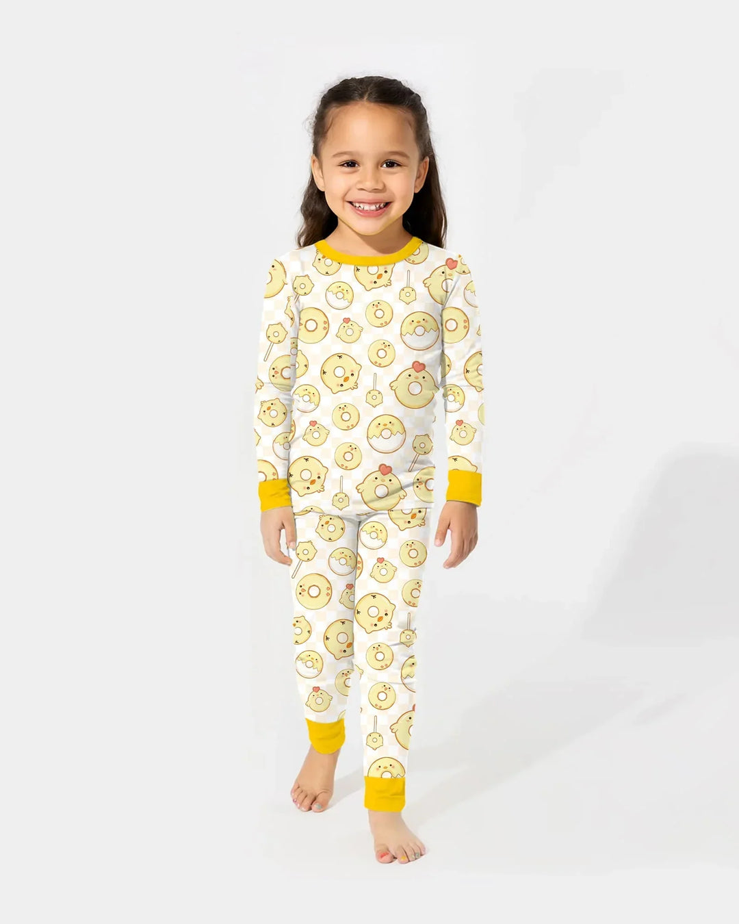 Easter Donuts Two Piece Long Sleeve Pajama Set