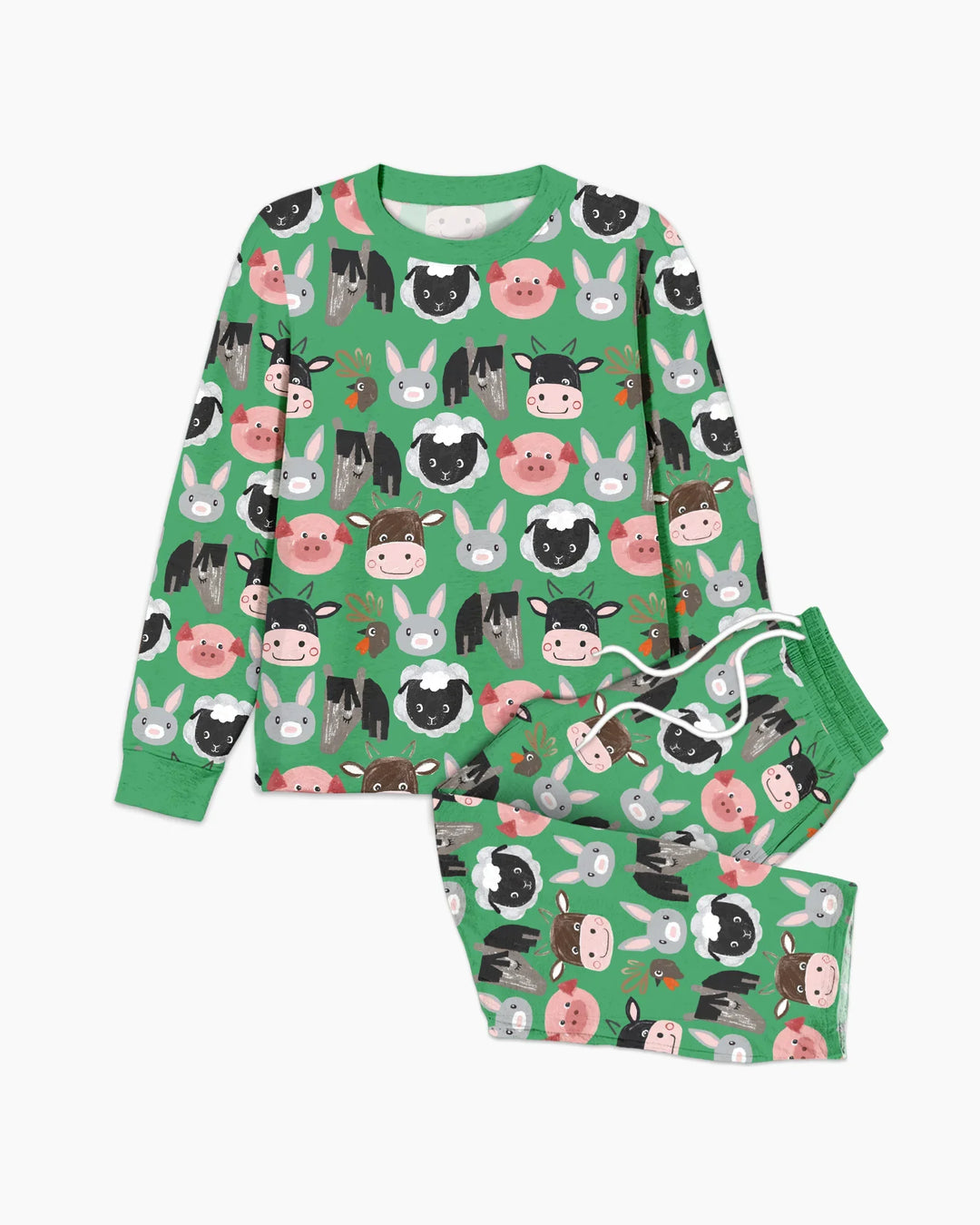 Farm Friends Family Matching Bamboo Men's Pajama Set
