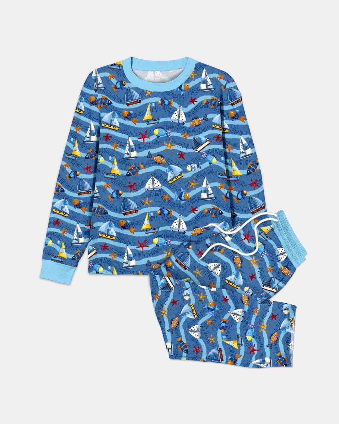Blue Sail La Vie Family Matching Men's Pajama Set