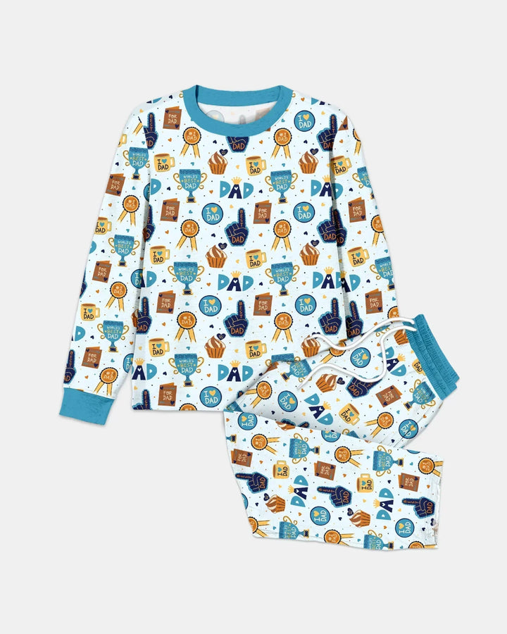 World's Best Dad Bamboo Men's Pajama Set