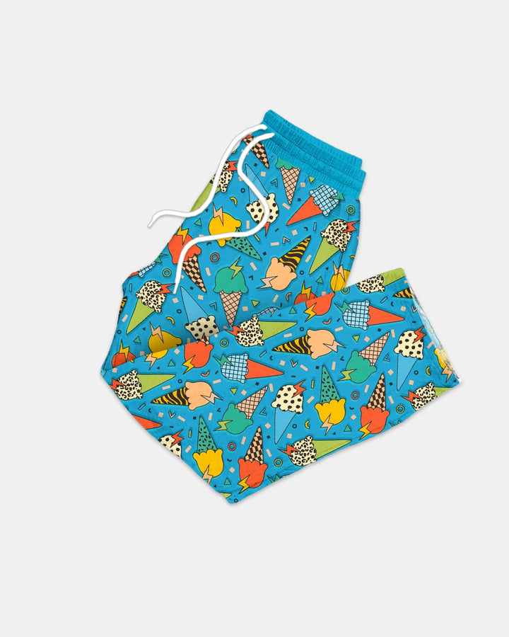 Summer Retro Ice Creams Family Matching Men's Pajama Set