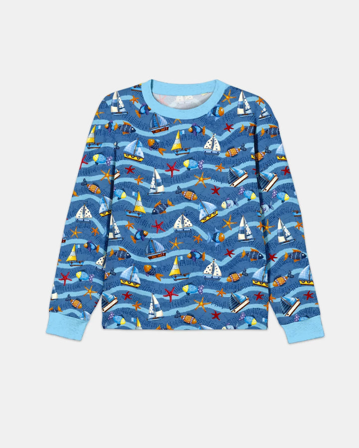 Blue Sail La Vie Family Matching Men's Pajama Set