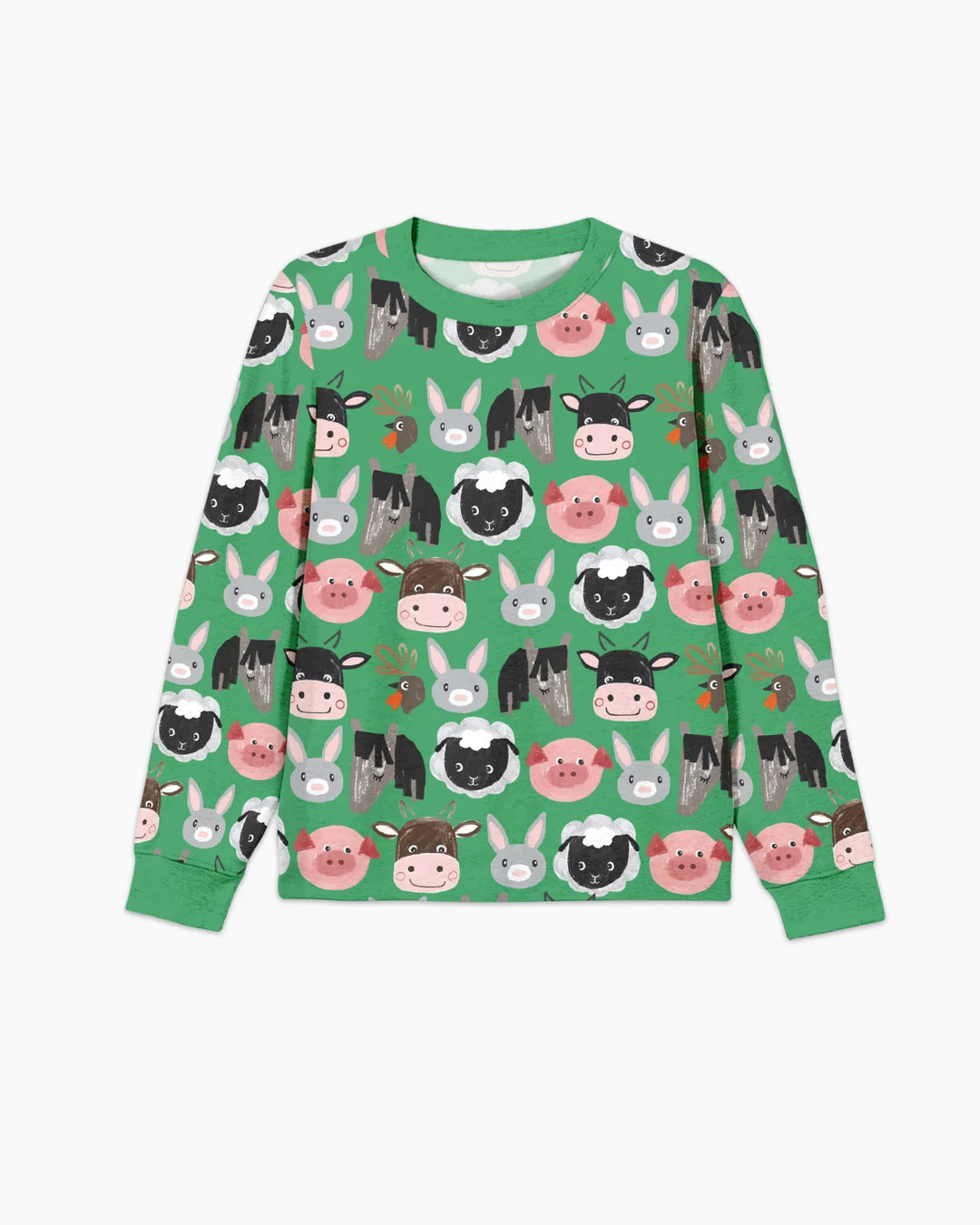 Farm Friends Family Matching Bamboo Men's Pajama Set