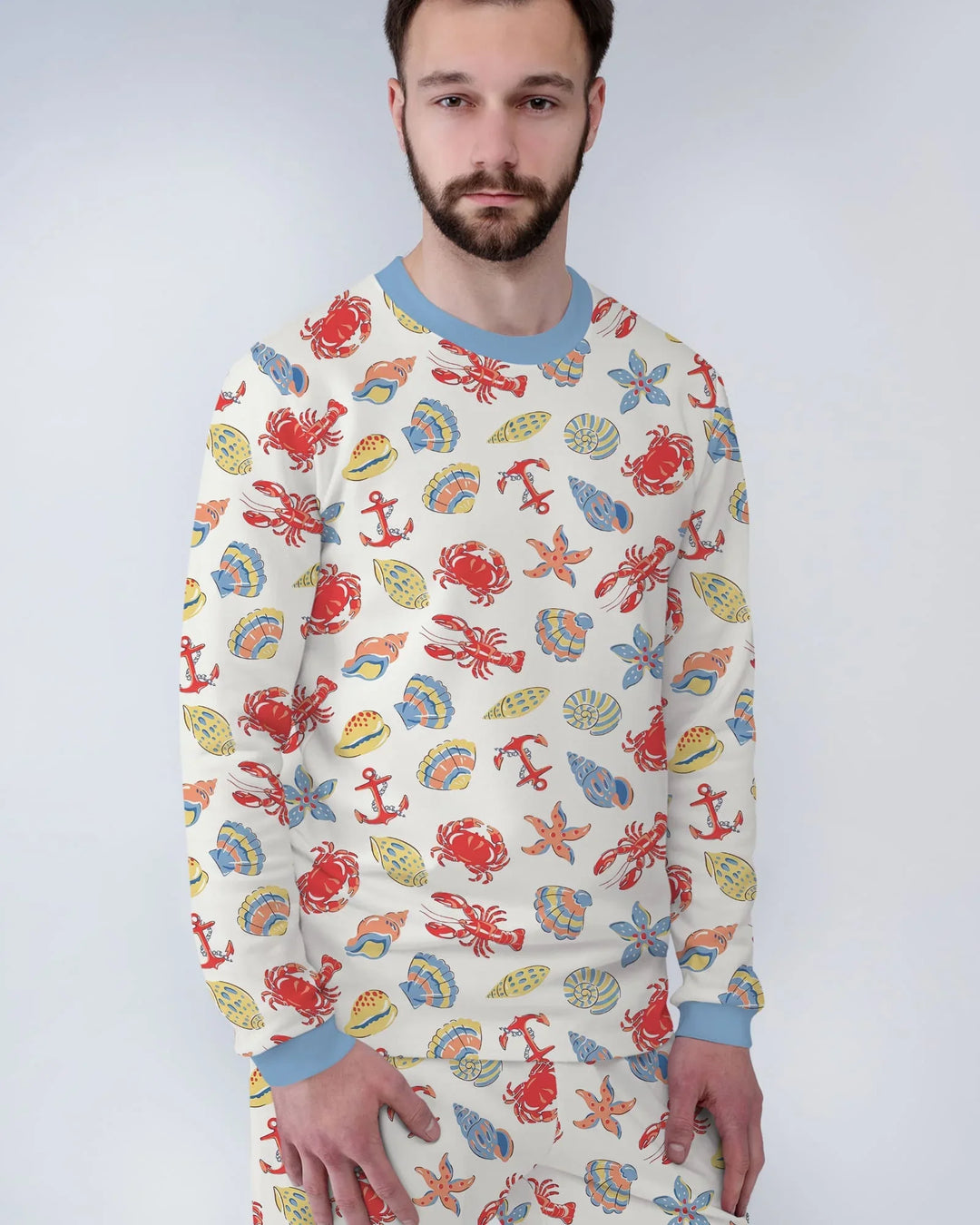 Catch Of The Day Family Matching Men's Pajama Set