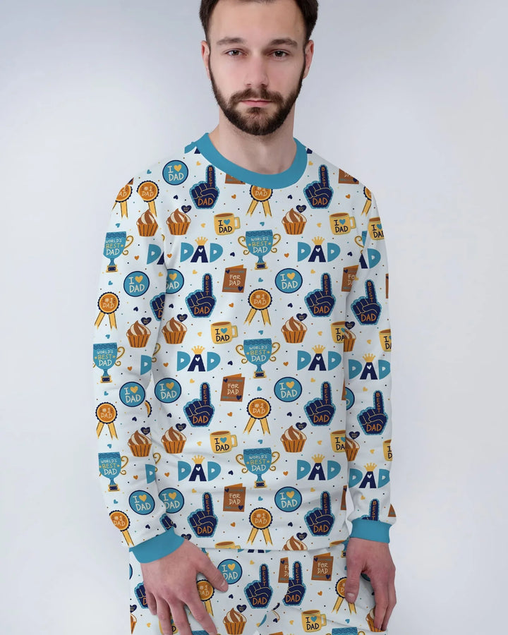 World's Best Dad Bamboo Men's Pajama Set