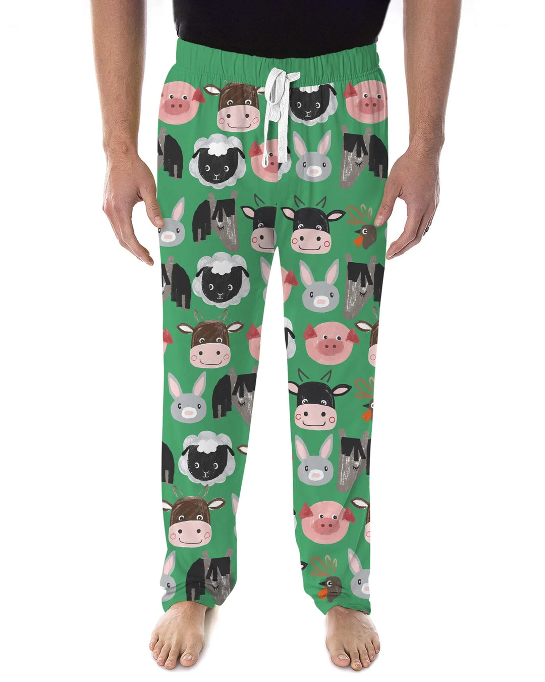 Farm Friends Family Matching Bamboo Men's Pajama Set