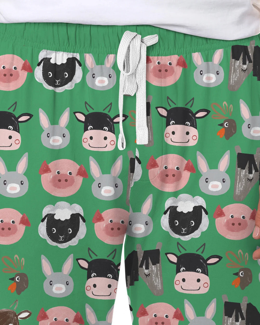 Farm Friends Family Matching Bamboo Men's Pajama Set