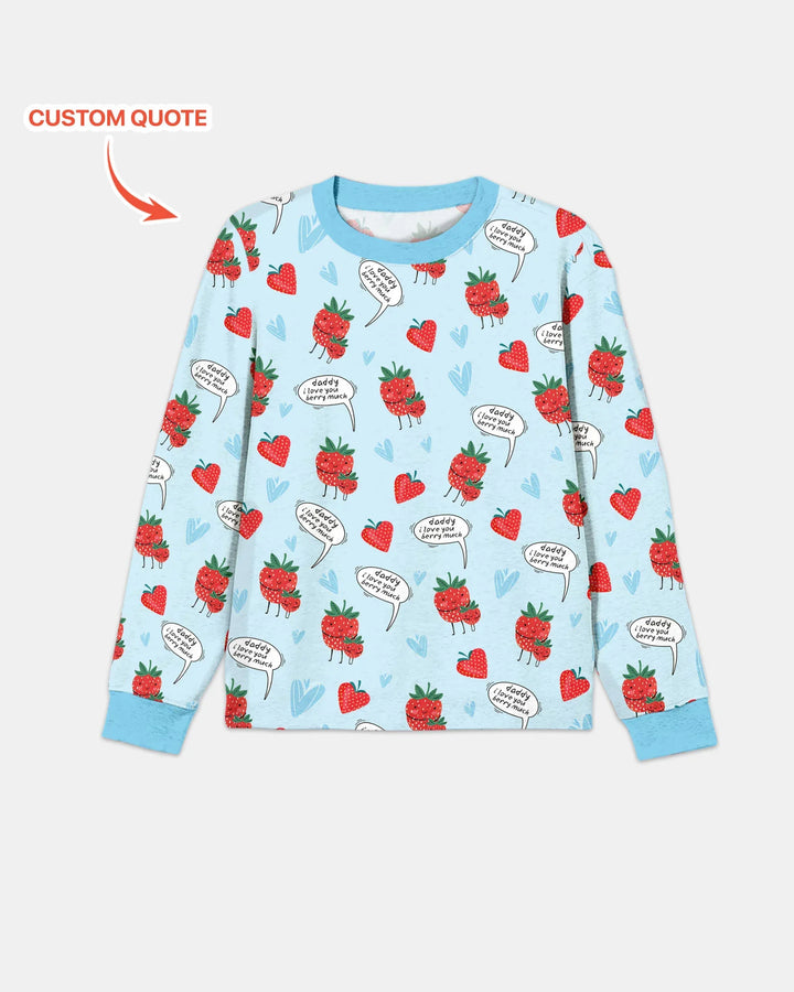 I love you berry much Men's Pajama Set