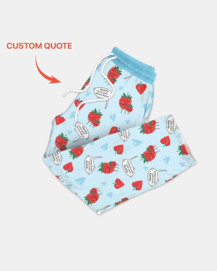 I love you berry much Men's Pajama Set