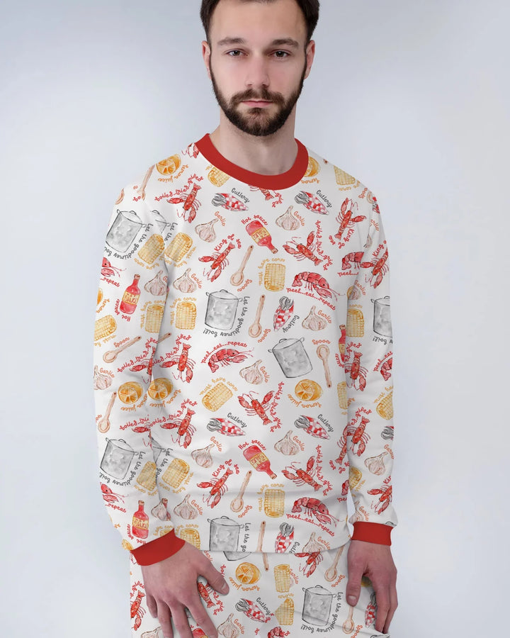 Crawfish Boil Men's Pajama Set