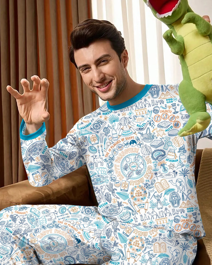 Vorlage Herren-Pyjama-Set