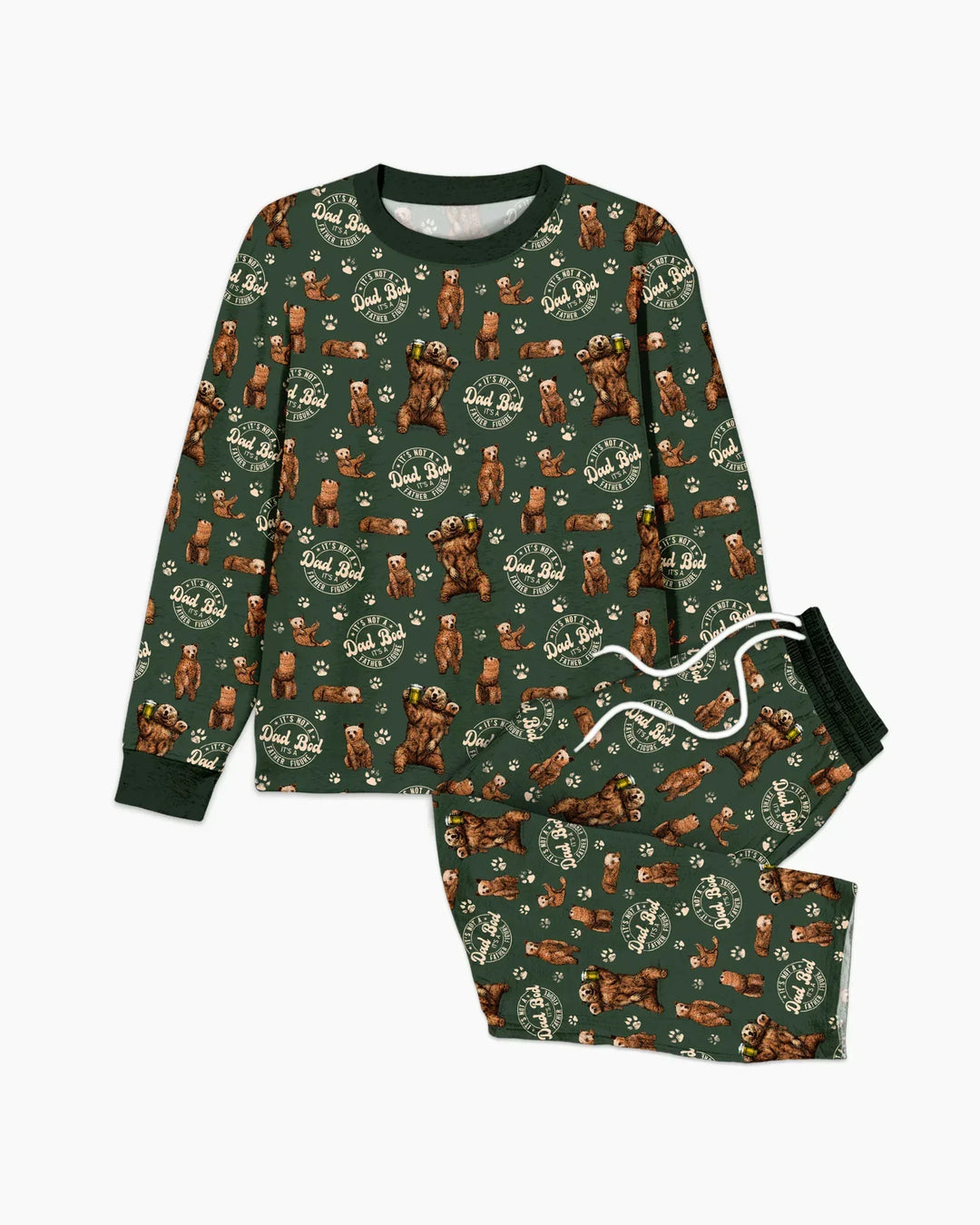 Daddy Bear It's Not A Dad Bod Bamboo Men's Pajama Set