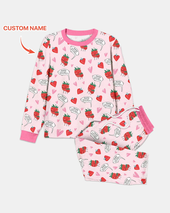 I love you berry much Men's Pajama Set