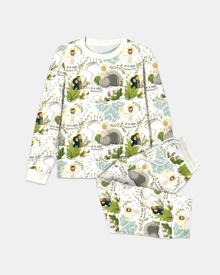 He Is Risen Men's Pajama Set