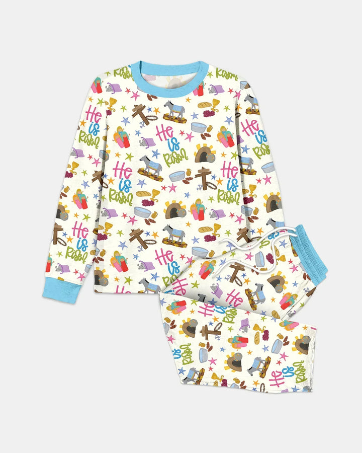 Bible Story Easter Family Matching Men's Pajama Set