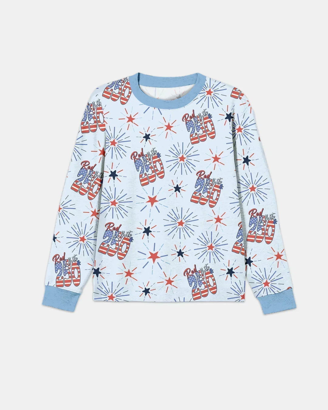 Red White and 250th Anniversary Bamboo Men's Pajama Set
