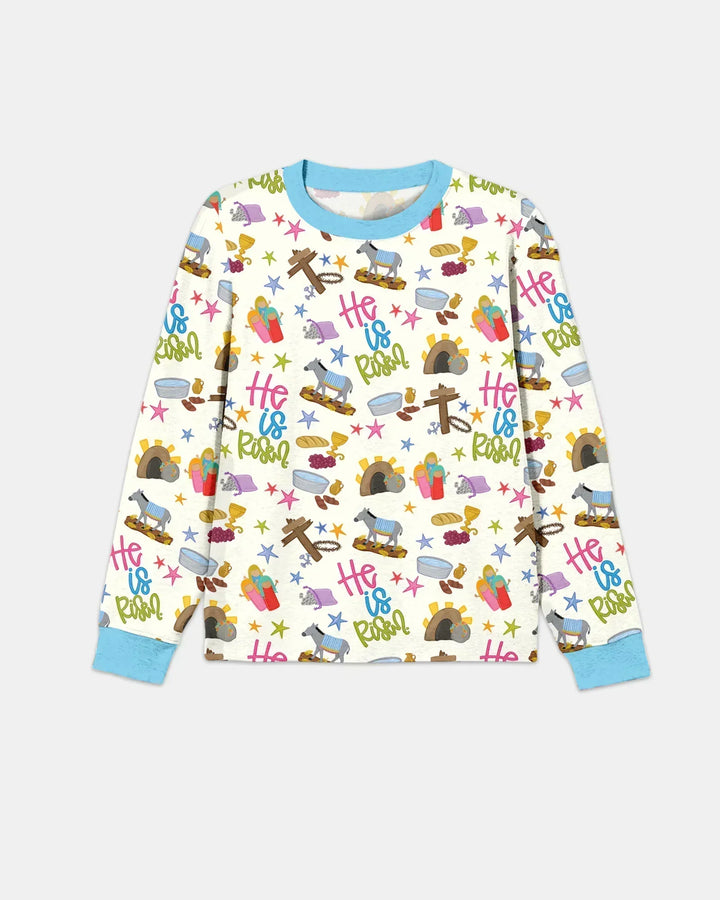 Bible Story Easter Family Matching Men's Pajama Set