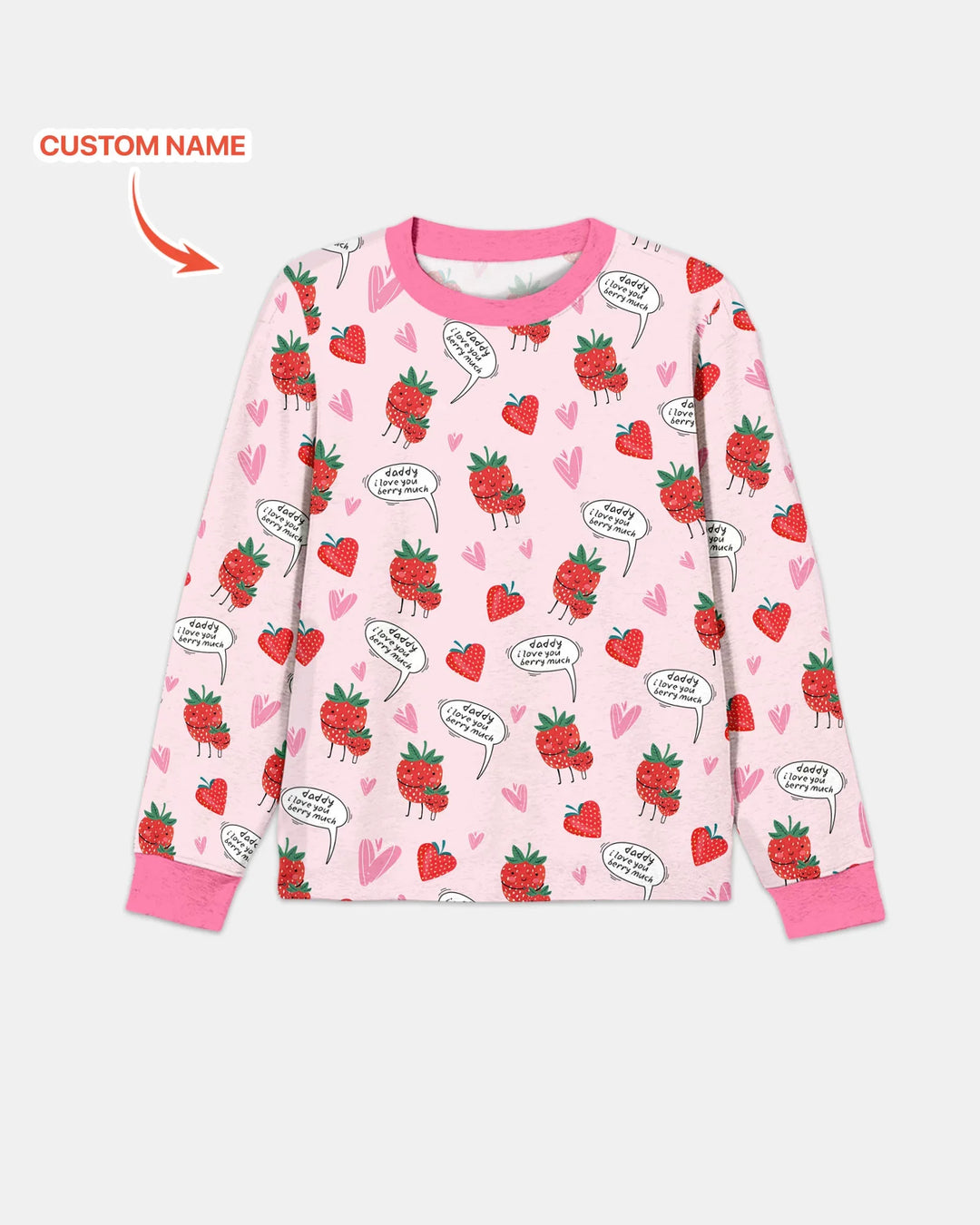 I love you berry much Men's Pajama Set