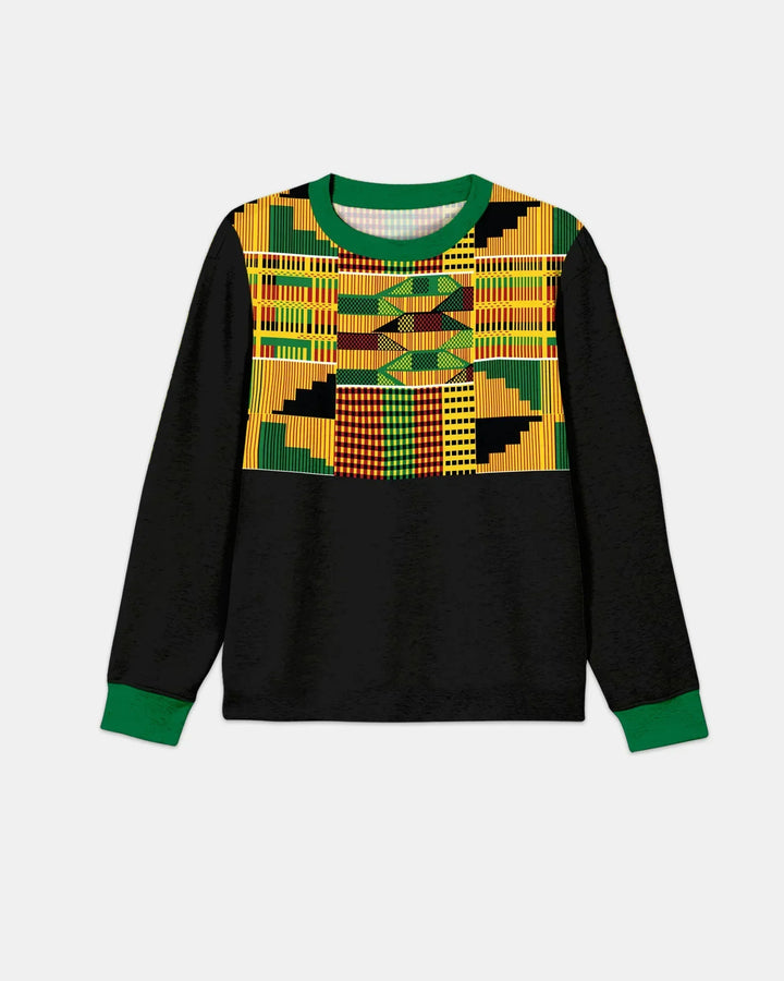 Kente Vibes Family Matching Bamboo Men's Pajama Set