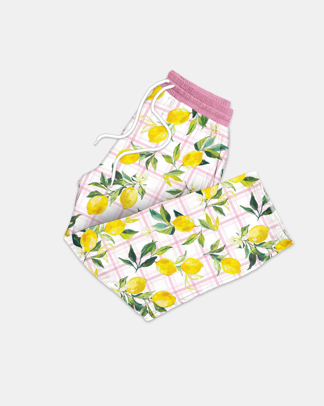 Mediterranean Lemons Family Matching Bamboo Men's Pajama Set