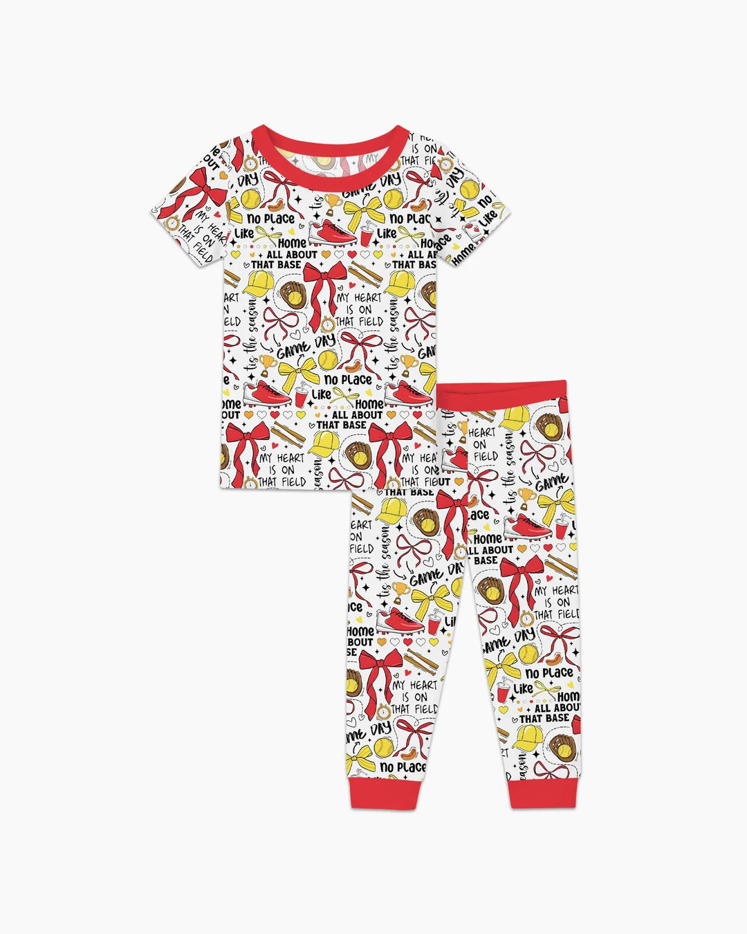 All About That Base Bamboo Two Piece Short Sleeve Pajama Set