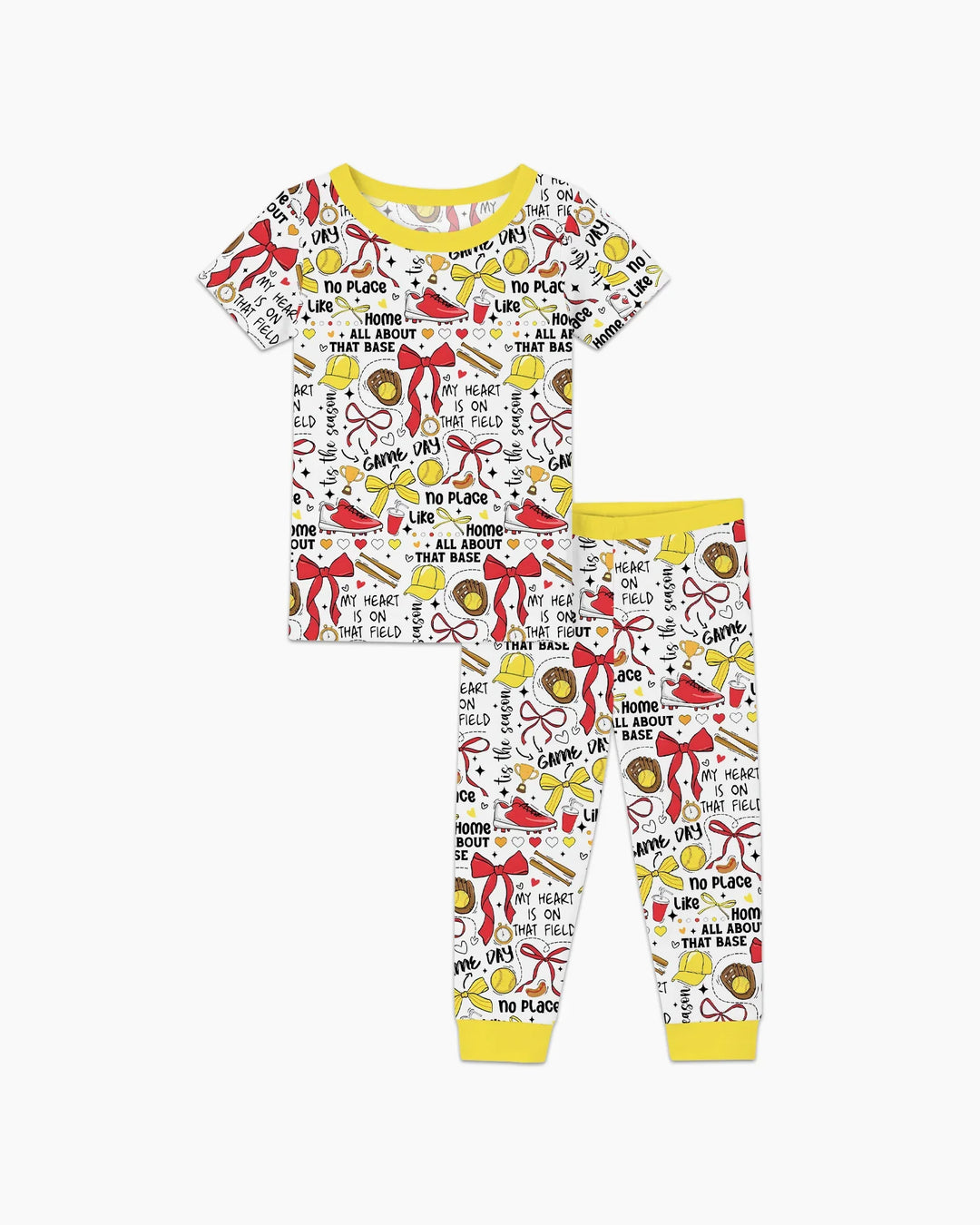 All About That Base Bamboo Two Piece Short Sleeve Pajama Set