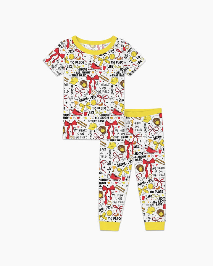 All About That Base Bamboo Two Piece Short Sleeve Pajama Set