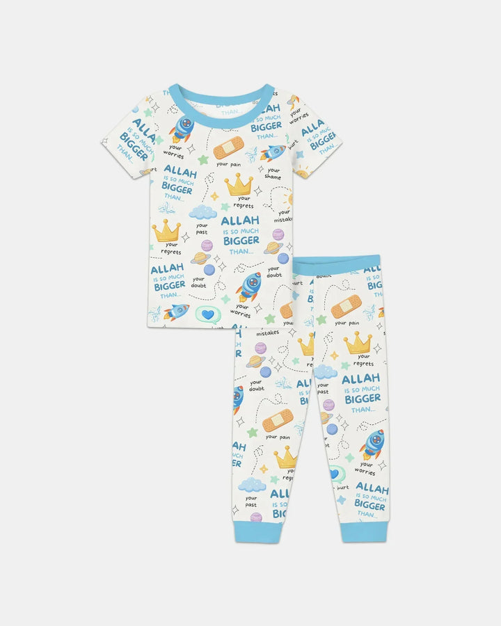 Zweiteiliges, kurzärmliges Pyjama-Set mit Marienkäfern