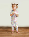 Spring Garden Bamboo Two Piece Short Sleeve Pajama Set