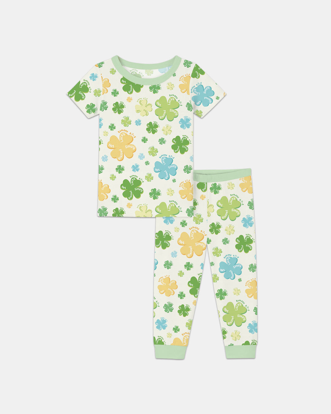 Zweiteiliges, kurzärmliges Pyjama-Set mit Marienkäfern