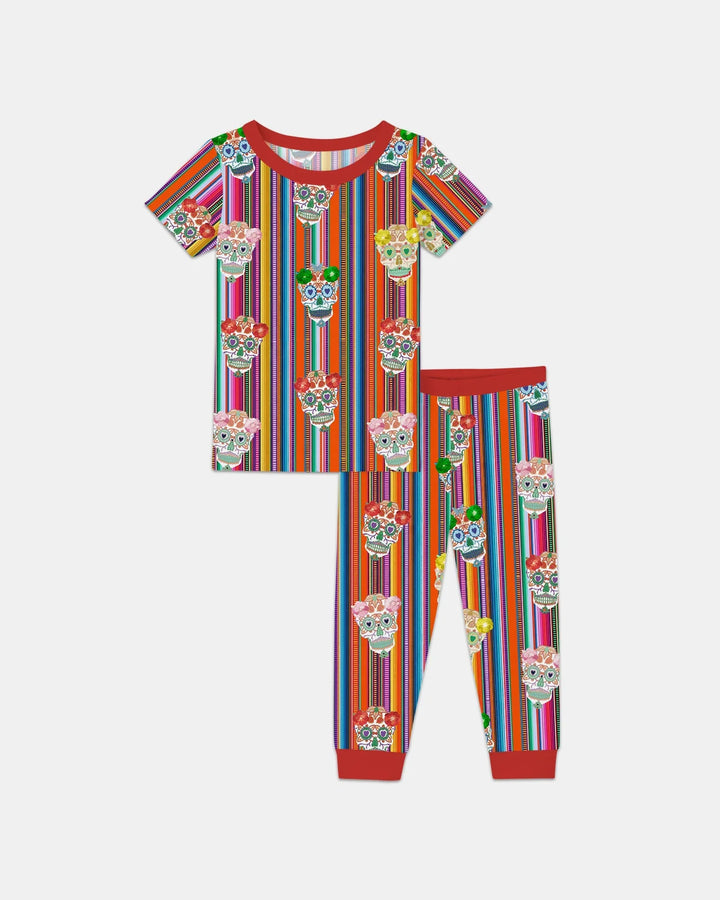 Conjunto de pijama de dos piezas de manga corta Cinco de Mayo Sparkle