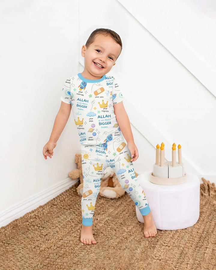 Zweiteiliges, kurzärmliges Pyjama-Set mit Marienkäfern