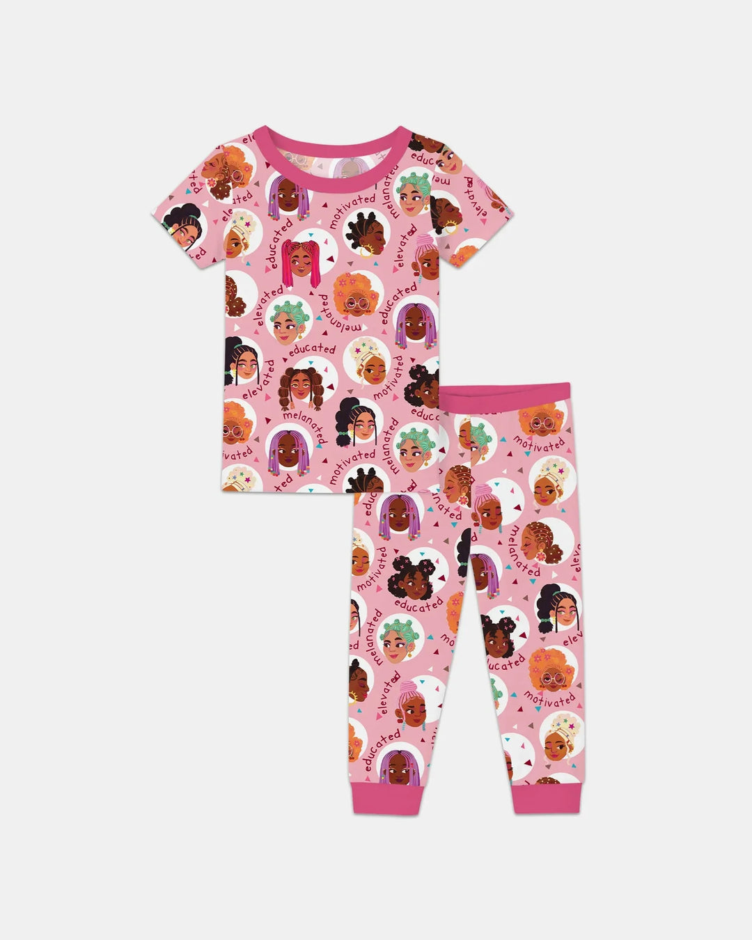 Little Queens Two Piece Short Sleeve Pajama Set