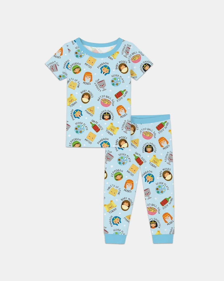 Zweiteiliges, kurzärmliges Pyjama-Set mit Marienkäfern
