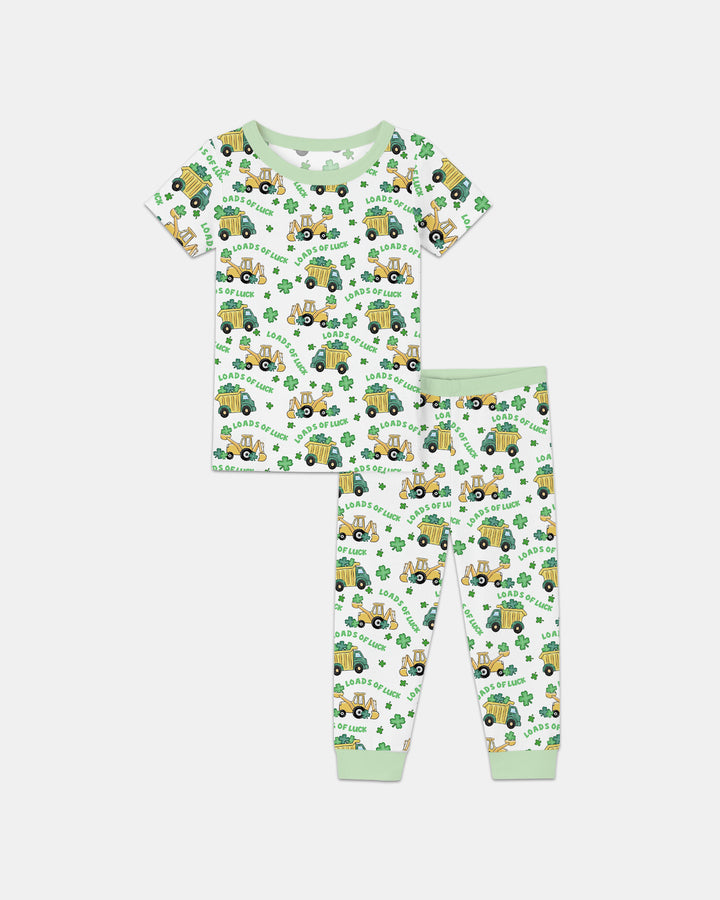 Loads Of Luck Two Piece Short Sleeve Pajama Set