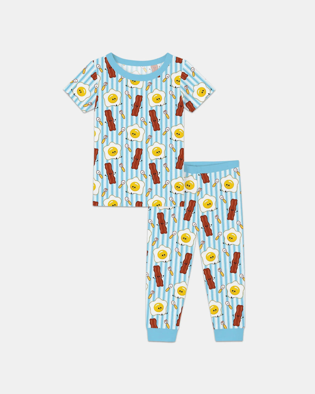Breakfast Club Bamboo Two Piece Short Sleeve Pajama Set