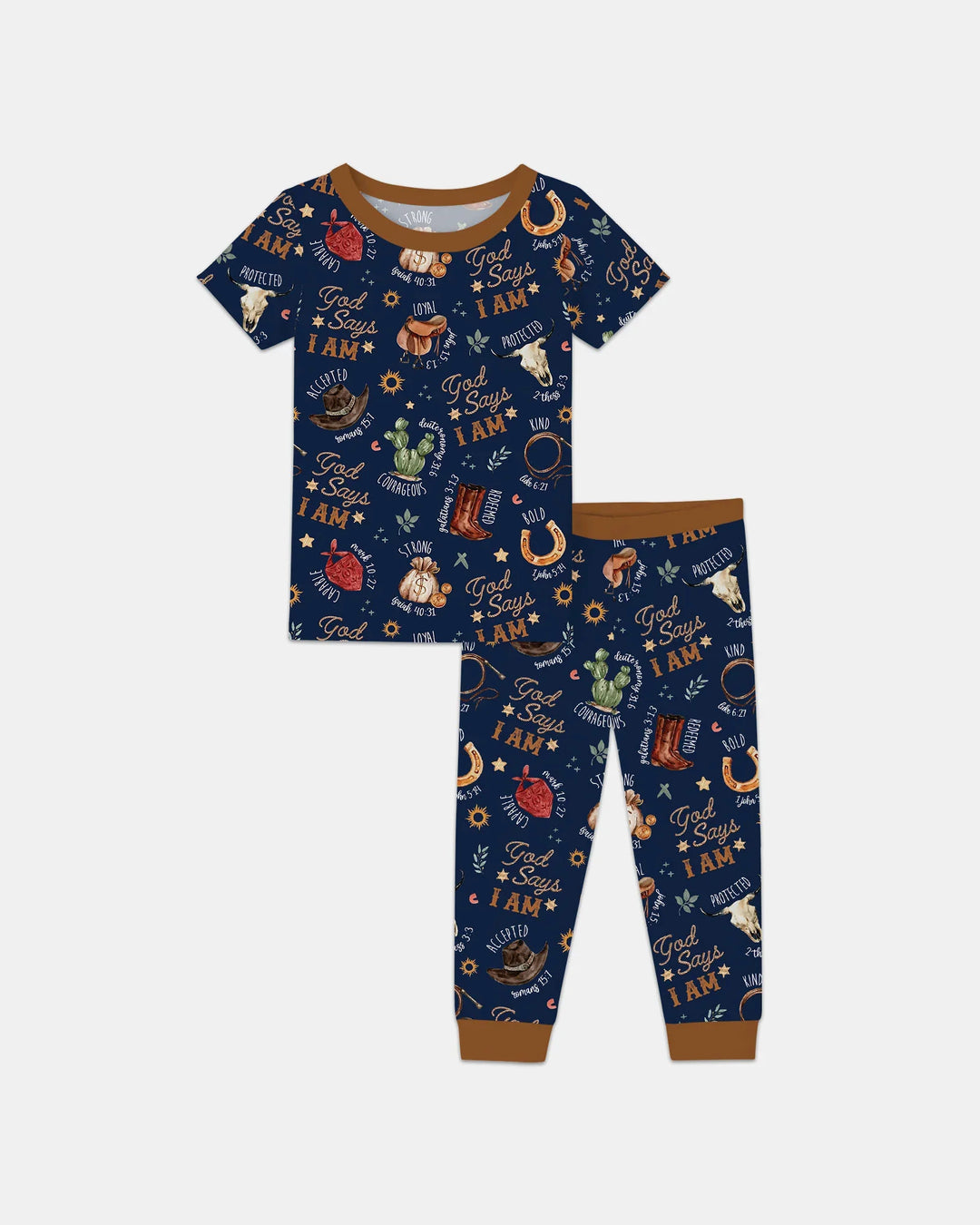 Zweiteiliges, kurzärmliges Pyjama-Set mit Marienkäfern