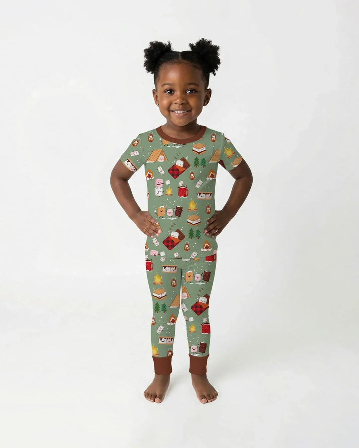Campfire Bamboo Two Piece Short Sleeve Pajama Set