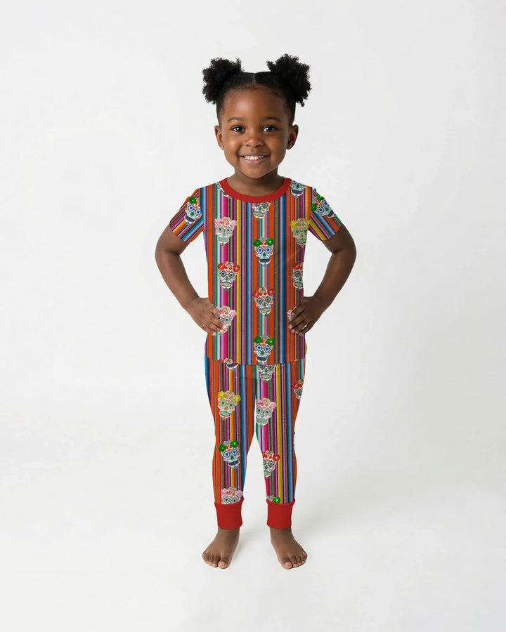 Conjunto de pijama de dos piezas de manga corta Cinco de Mayo Sparkle