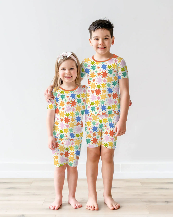 You Are Magic Bamboo Two Piece Short Sleeve Shorts Pajama Set