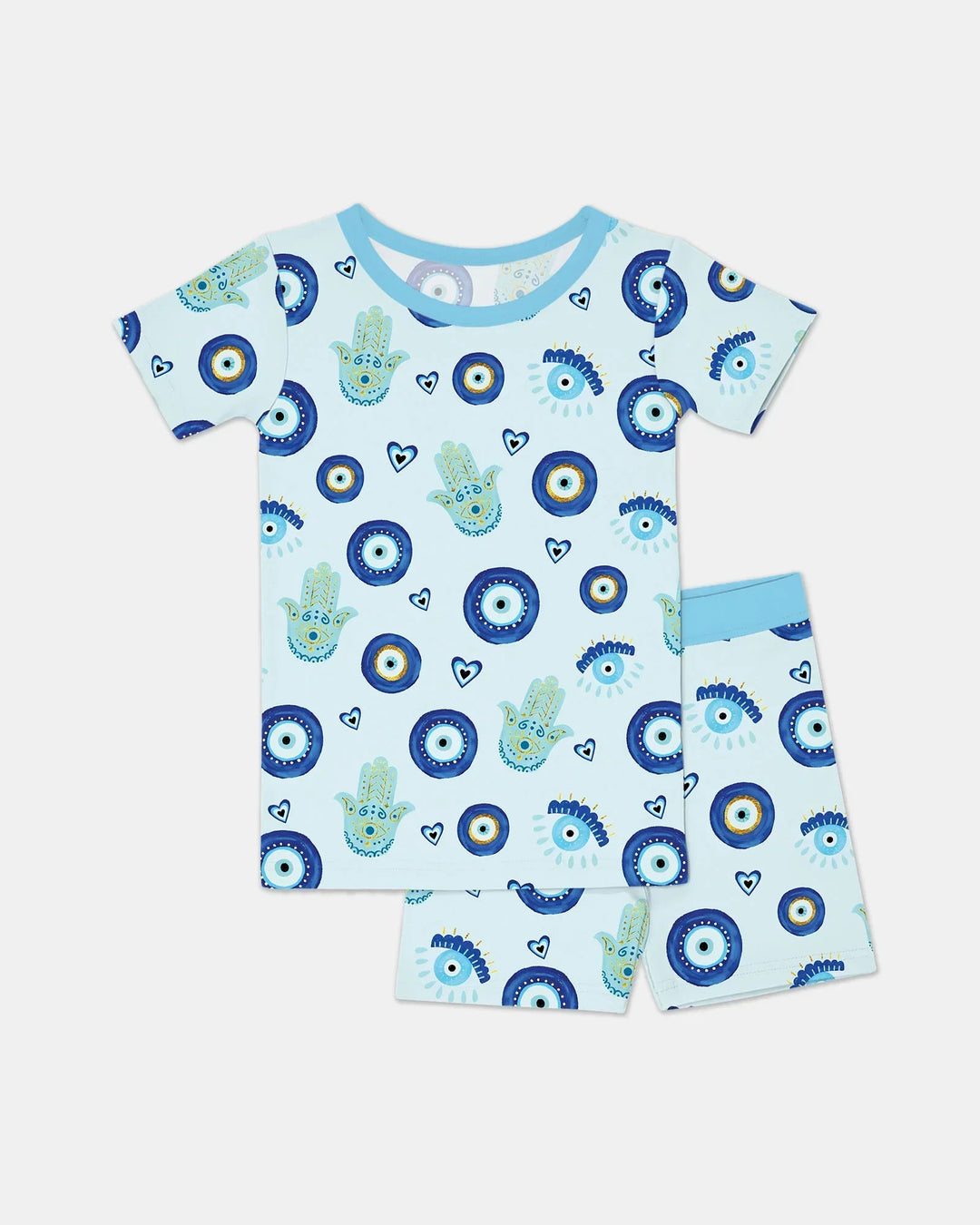 Mini Mystic Family Matching Two Piece Short Sleeve Shorts Pajama Set