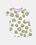 Template Zweiteiliges Pyjama-Set mit kurzen Ärmeln und Shorts