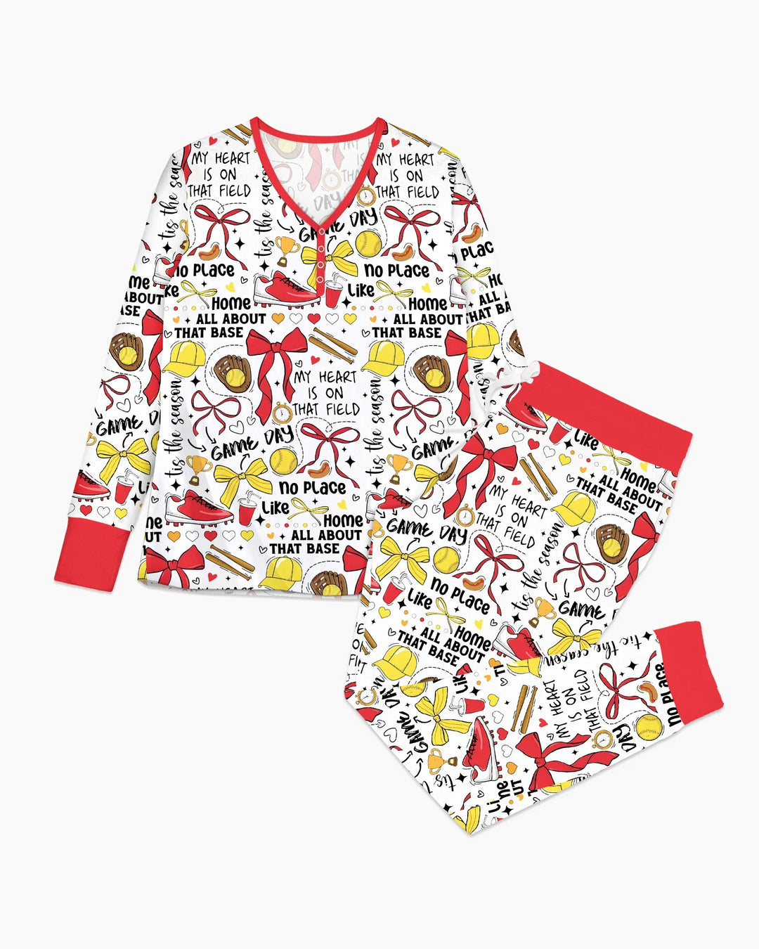 All About That Base Custom Bamboo Women Pajama Set