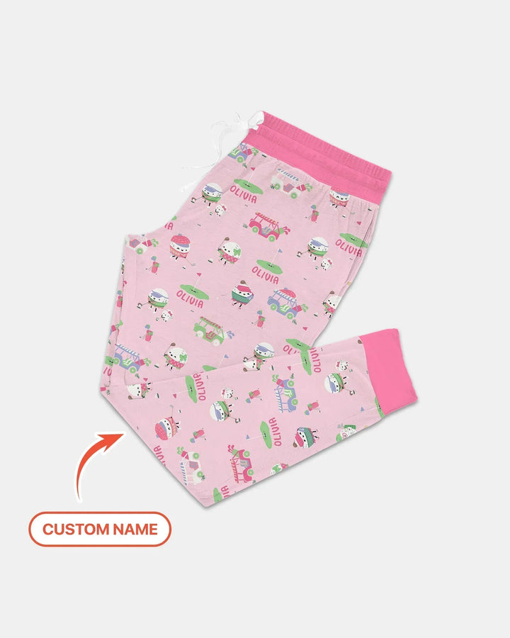 Cute Golf ball  Women Pajama Set