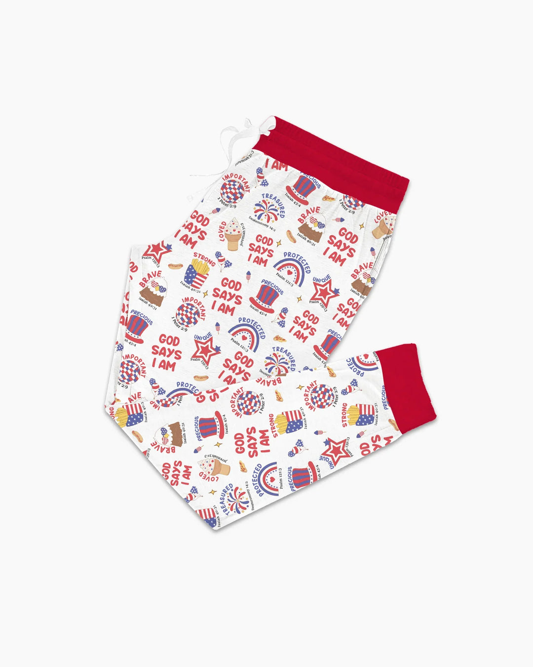 God Says I Am - America 250th Anniversary Bamboo Women Pajama Set