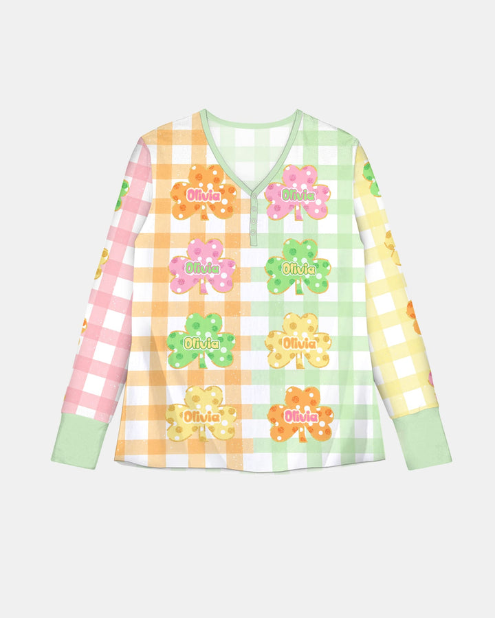 Lucky Shamrock Women Pajama Set