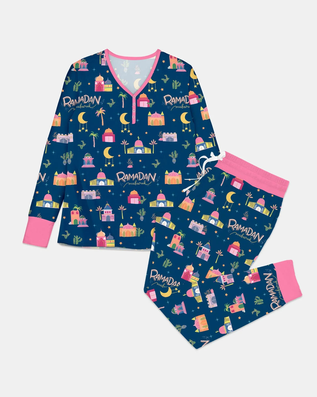 Ramadan Kareem Family Matching  Women Pajama Set