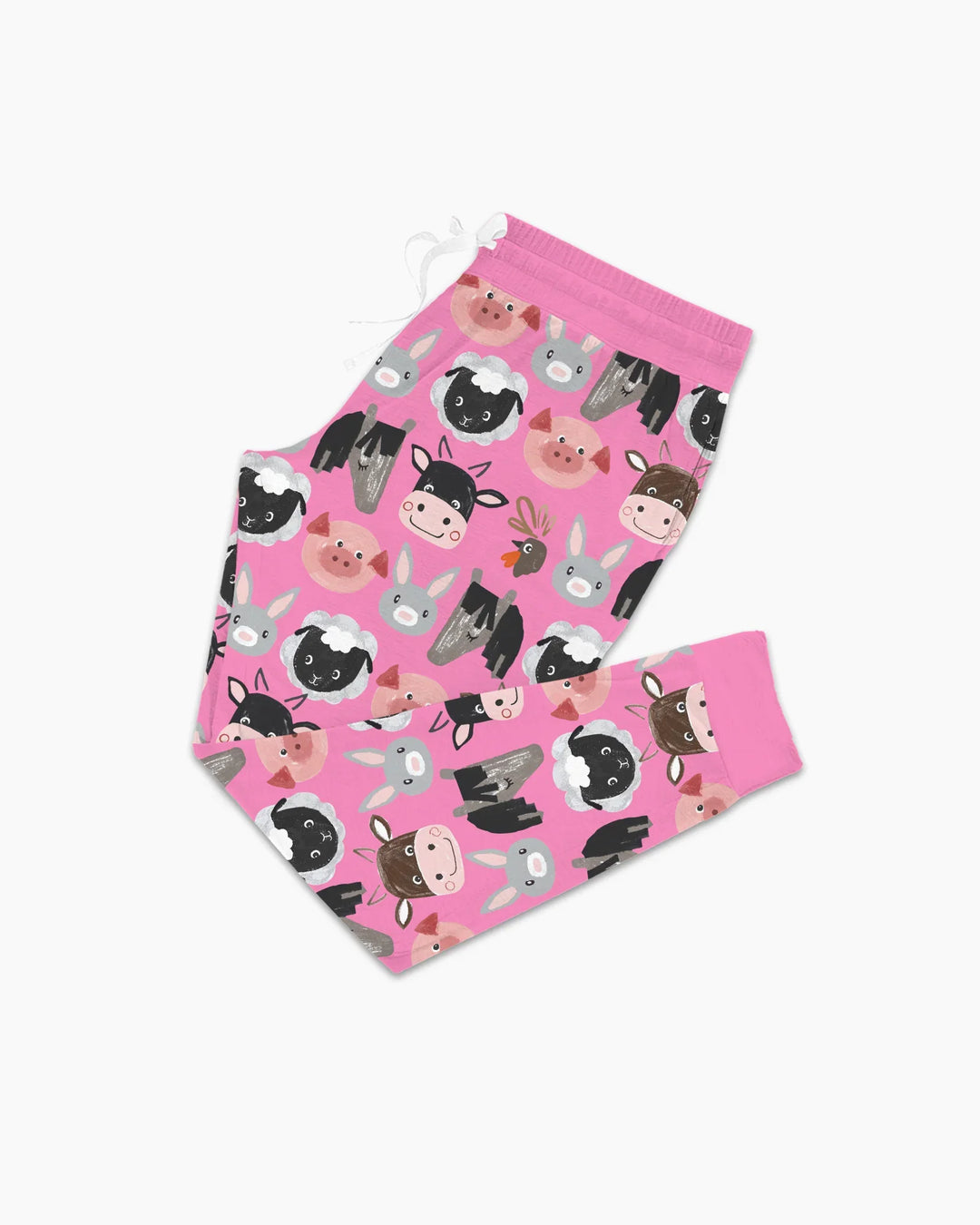 Farm Friends Family Matching Bamboo Women Pajama Set