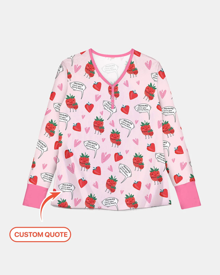 I love you berry much Women Pajama Set
